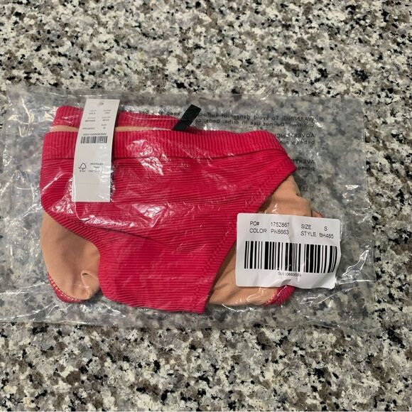 J Crew Ribbed Trim Hipster Full Coverage Bikini Bottom bh485 S - Picture 3 of 6